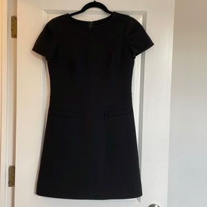 Black dress - 100% wool and authentic